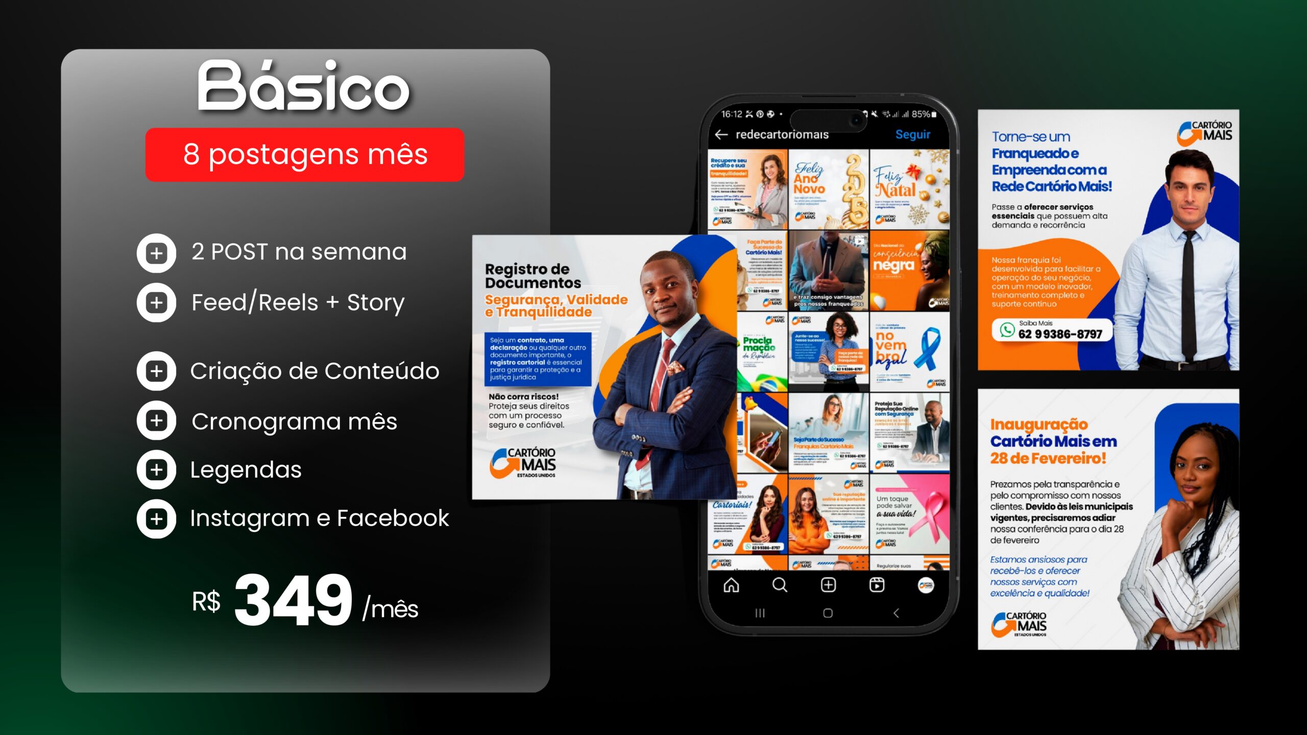Valores dos planos