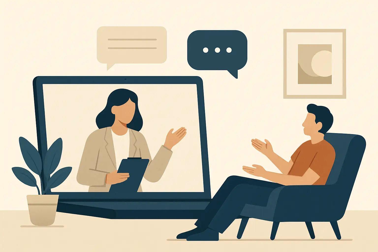 Como a psicoterapia online funciona na prática