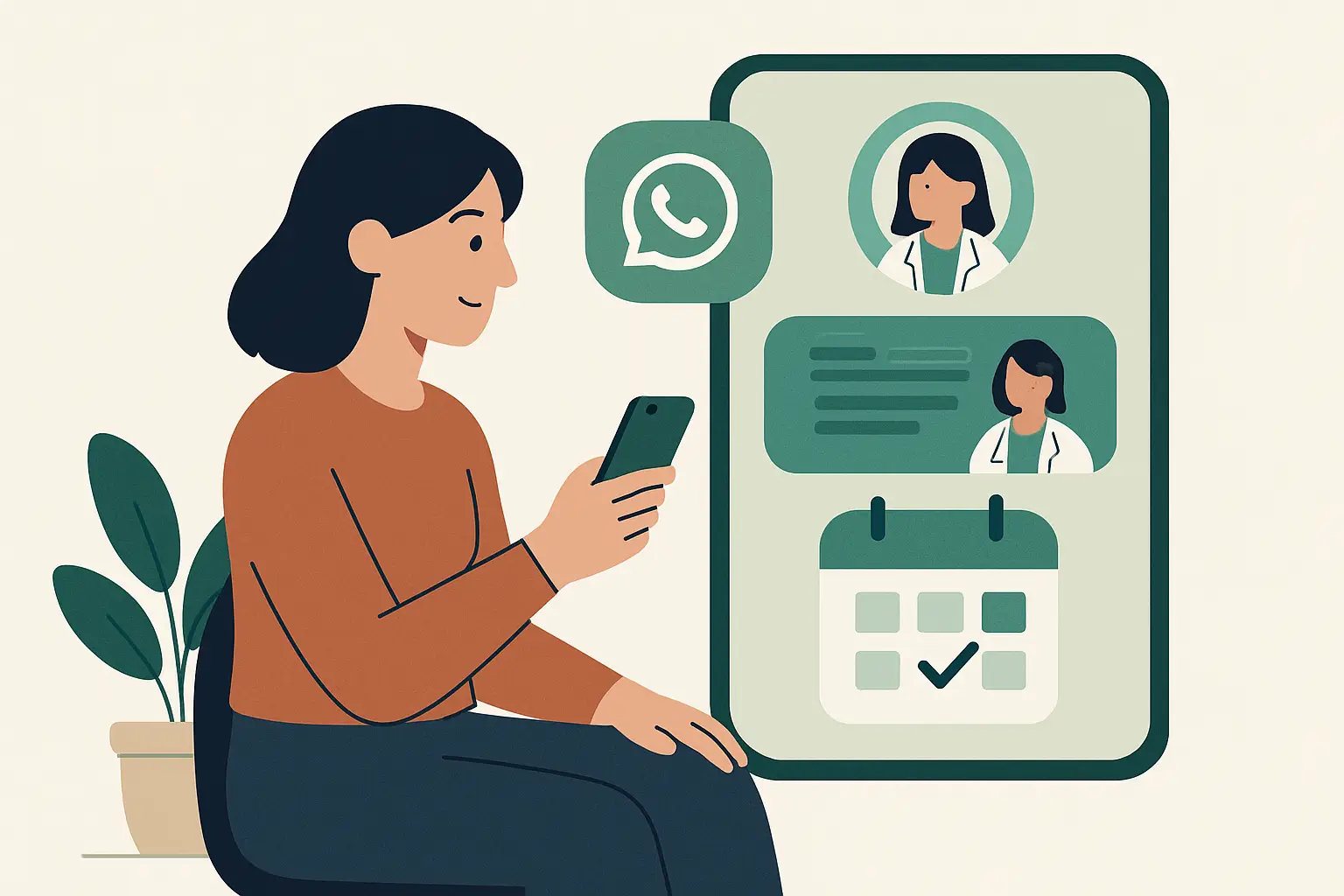 Como agendar terapia pelo WhatsApp sem travar