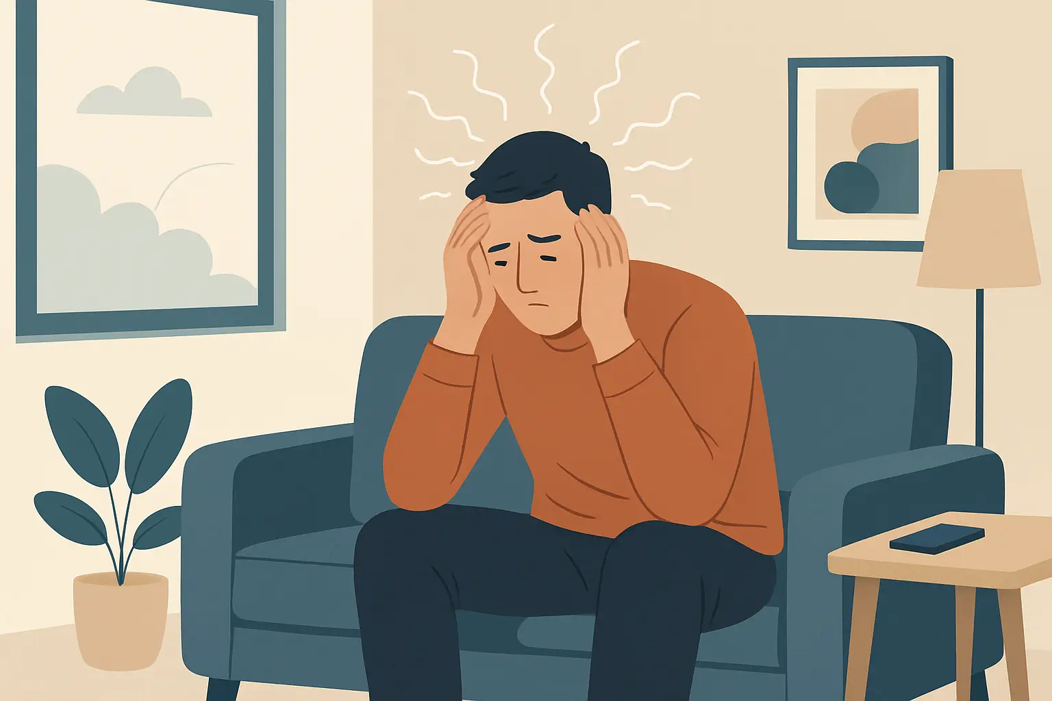 Crise de ansiedade em casa: o que fazer agora