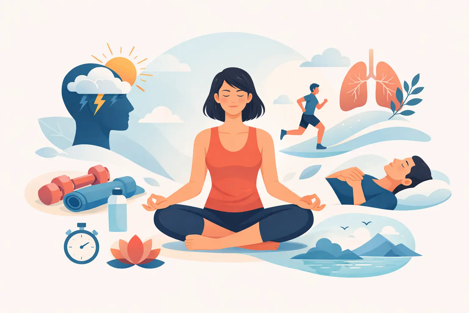 7 exercícios para regular a ansiedade