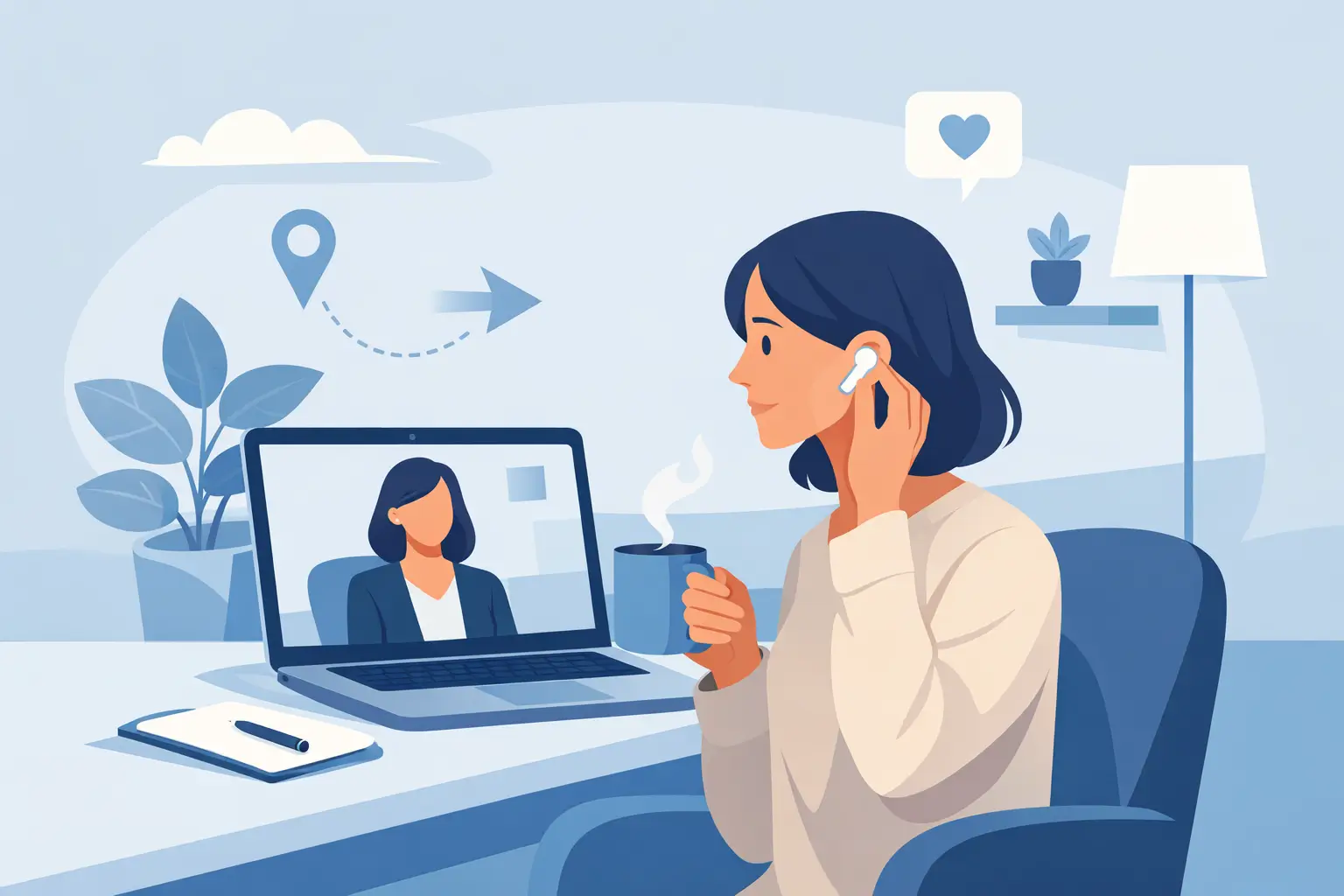 Como chegar bem à terapia online